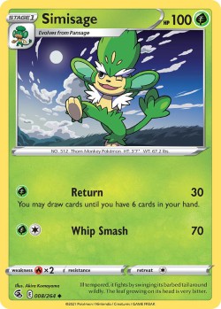 Carte Pokémon: Simisage