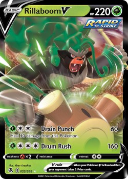 Carte Pokémon: Rillaboom V