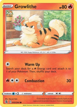 Carte Pokémon: Growlithe