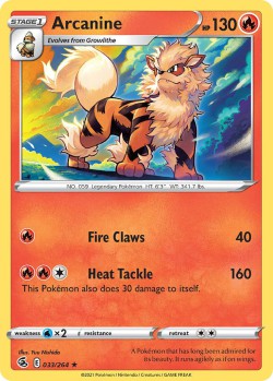 Carte Pokémon: Arcanine