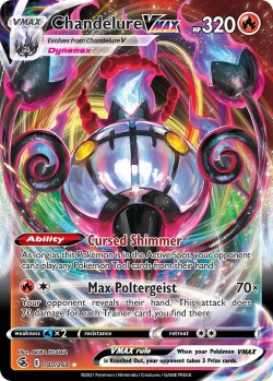 Carte Pokémon: Chandelure VMAX