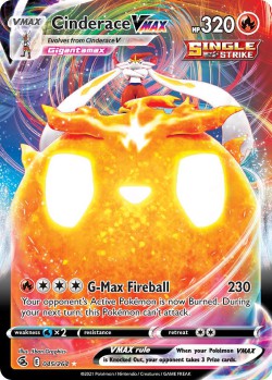 Carte Pokémon: Cinderace VMAX