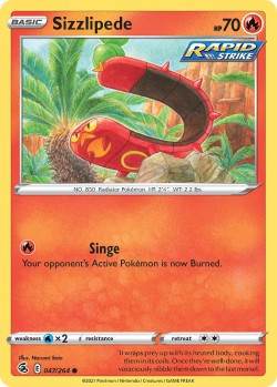 Carte Pokémon: Sizzlipede
