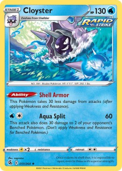 Carte Pokémon: Cloyster