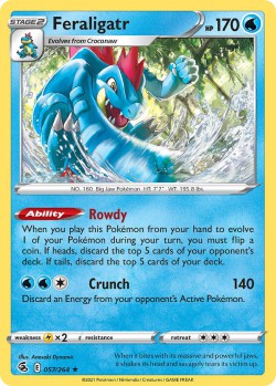 Carte Pokémon: Feraligatr
