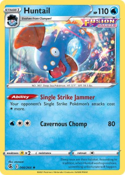Carte Pokémon: Huntail