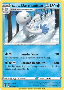 Carte Pokémon: Galarian Darmanitan