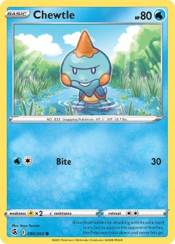 Carte Pokémon: Chewtle