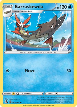 Carte Pokémon: Barraskewda