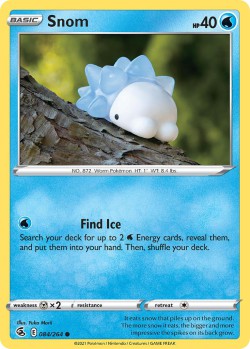 Carte Pokémon: Snom