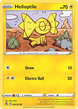 Carte Pokémon: Helioptile
