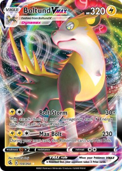 Carte Pokémon: Boltund VMAX