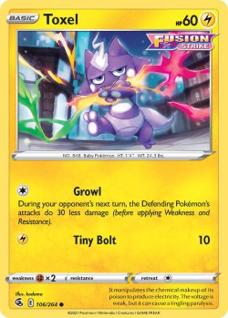 Carte Pokémon: Toxel