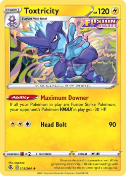 Carte Pokémon: Toxtricity