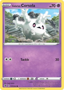 Carte Pokémon: Galarian Corsola