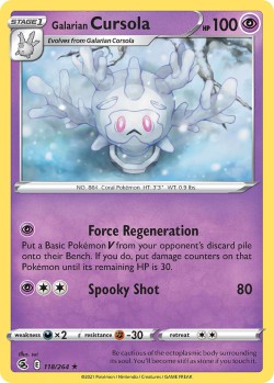Carte Pokémon: Galarian Cursola