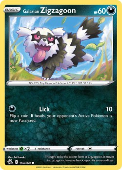 Carte Pokémon: Galarian Zigzagoon