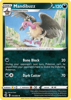 Carte Pokémon: Mandibuzz