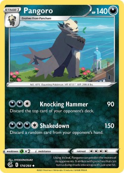 Carte Pokémon: Pangoro