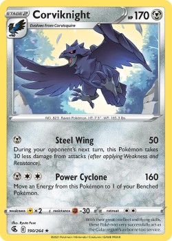 Carte Pokémon: Corviknight