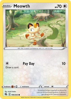 Carte Pokémon: Meowth