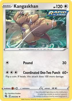 Carte Pokémon: Kangaskhan