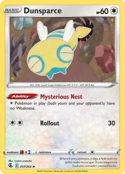 Carte Pokémon: Dunsparce