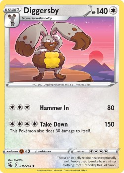 Carte Pokémon: Diggersby