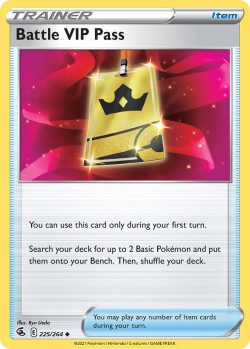 Carte Pokémon: Battle VIP Pass