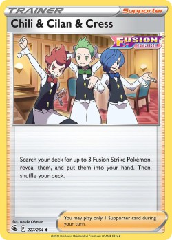 Carte Pokémon: Chili & Cilan & Cress