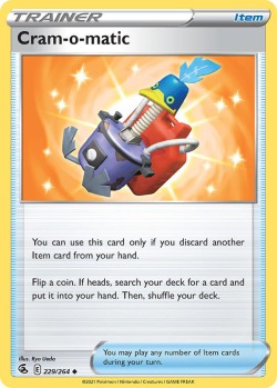 Carte Pokémon: Cram-o-matic