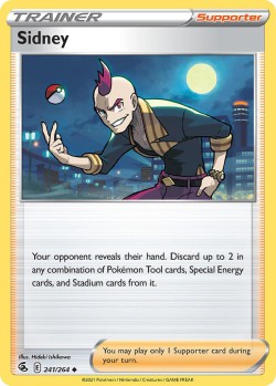 Carte Pokémon: Sidney