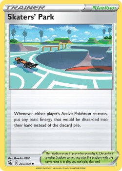 Carte Pokémon: Skaters' Park