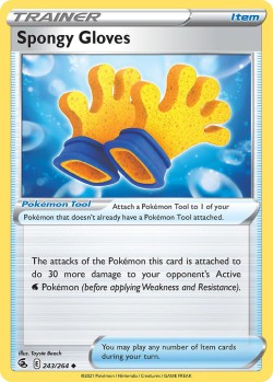 Carte Pokémon: Spongy Gloves