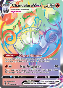 Carte Pokémon: Chandelure VMAX