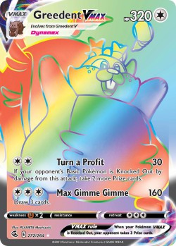 Carte Pokémon: Greedent VMAX