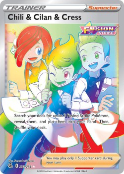 Carte Pokémon: Chili & Cilan & Cress