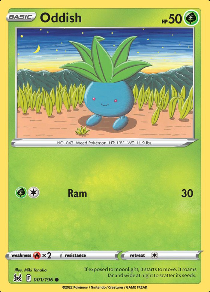 Carte Pokémon: Oddish [Mystherbe]