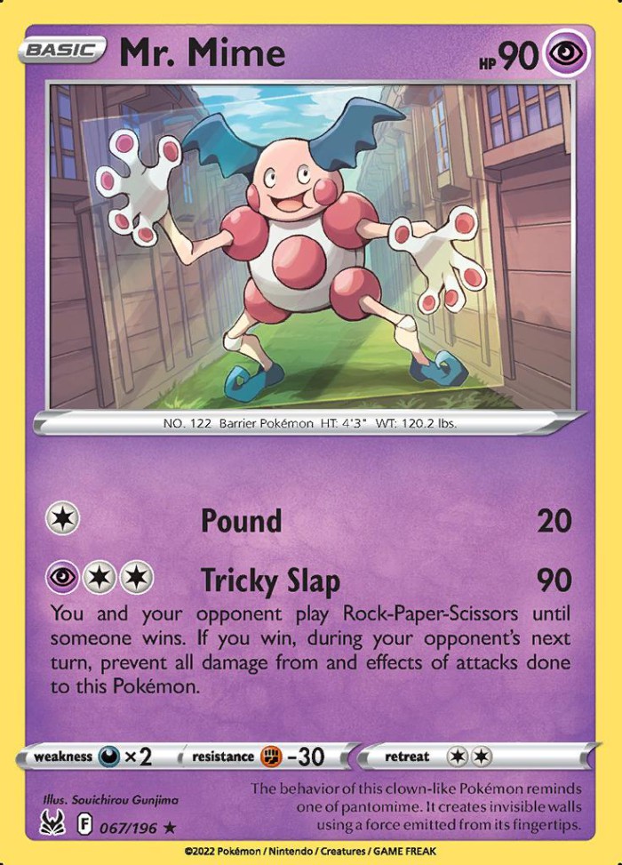 Carte Pokémon: Mr. Mime [M. Mime]