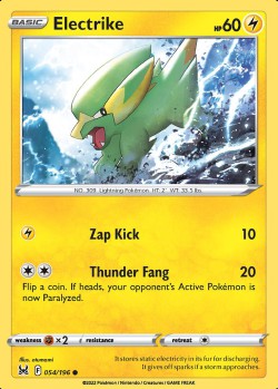 Carte Pokémon: Electrike