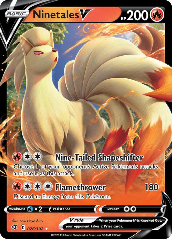 Carte Pokémon: Ninetales V [Feunard V]