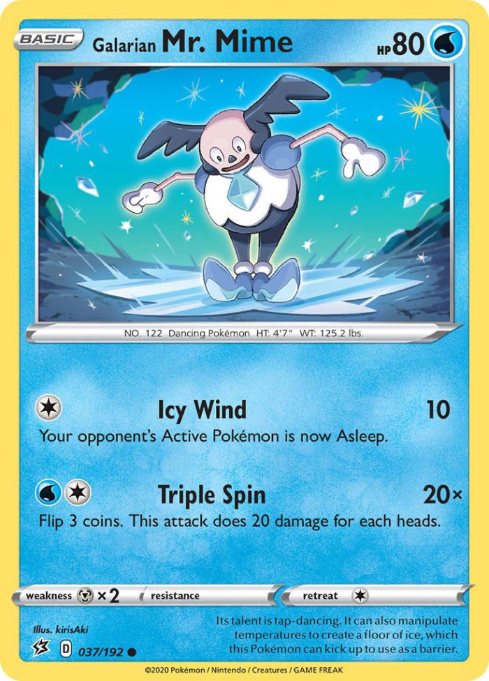 Carte Pokémon: Galarian Mr. Mime [M. Mime de Galar]