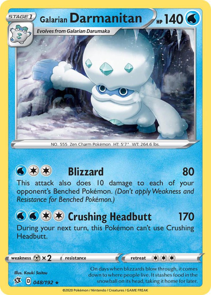 Carte Pokémon: Galarian Darmanitan [Darumacho de Galar]