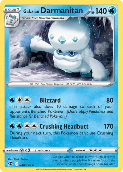 Carte Pokémon: Galarian Darmanitan
