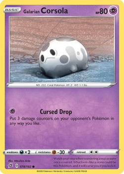 Carte Pokémon: Galarian Corsola