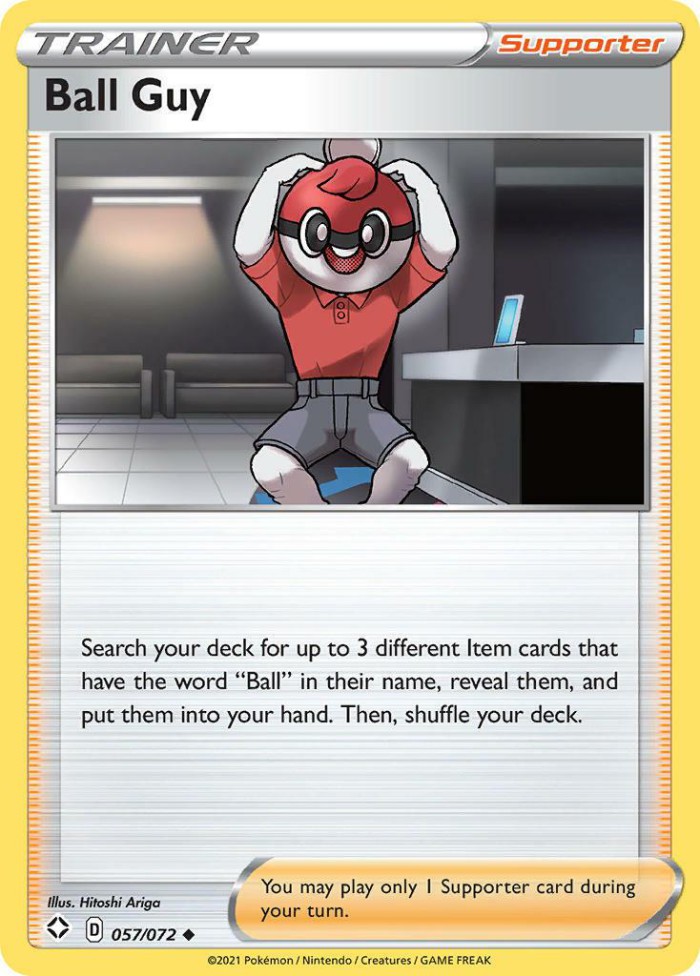 Carte Pokémon: Ball Guy [Ball Masqué]