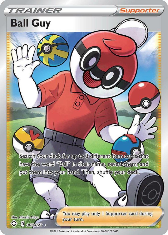 Carte Pokémon: Ball Guy [Ball Masqué]