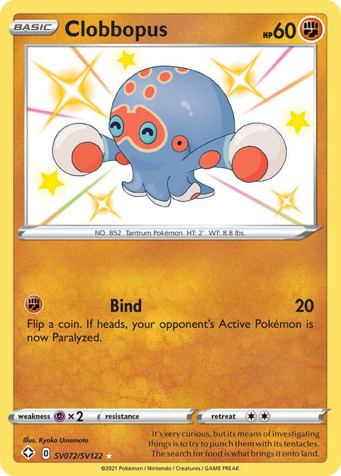 Carte Pokémon: Clobbopus [Poulpaf]