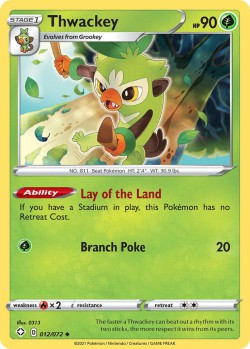 Carte Pokémon: Thwackey