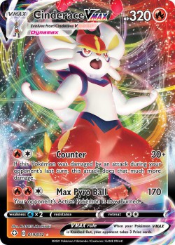 Carte Pokémon: Cinderace VMAX